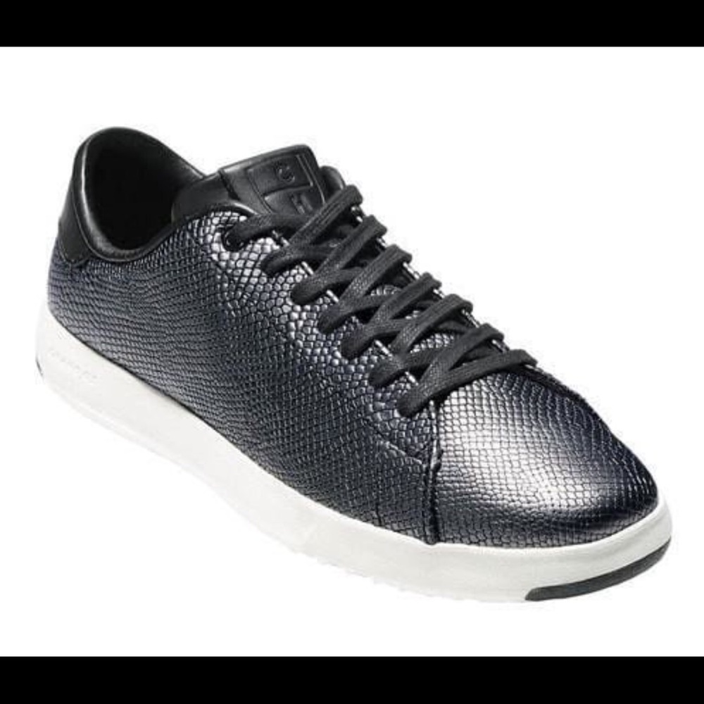 Cole Haan Grand Pro Foil Snake Print Leather